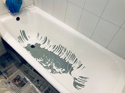 Акриловая краска для ванны