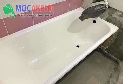 Реставрация ванны жидким акрилом в Дзержинском