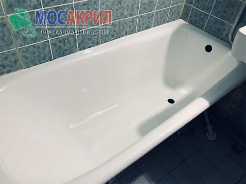 Реставрация ванны акрилом в Малаховке
