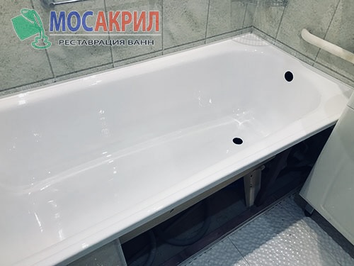 Реставрация ванны акрилом в Мытищах