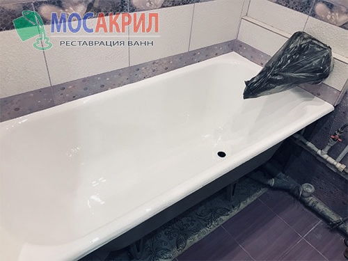 Реставрация ванны акрилом в Подольске