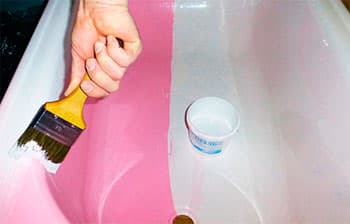 Покрасить ванну эмалью