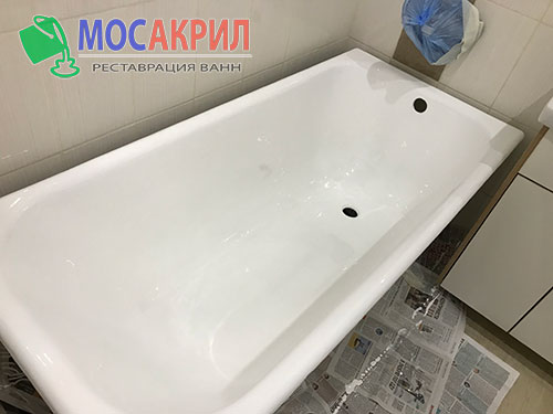 Реставрация ванны акрилом в Пушкино